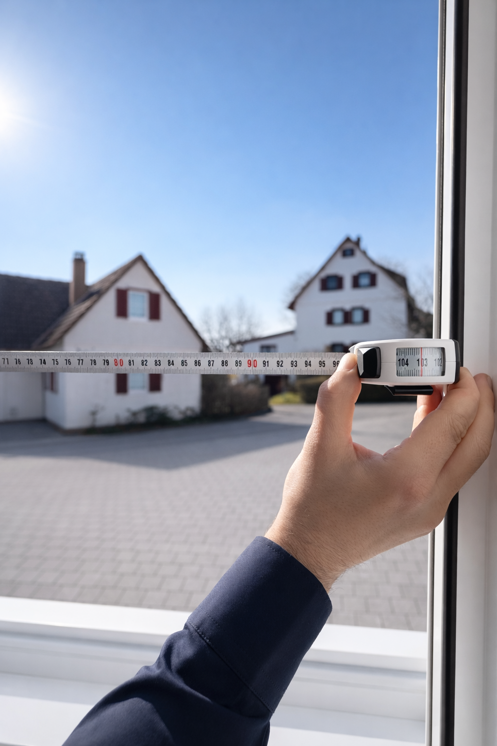 Fenster richtig messen – GFS Maßband für passgenaue Insektenschutz-Systeme